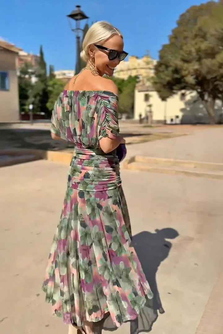 Valentina | Vestido Maxi de Fiesta Elegante con Escote en V