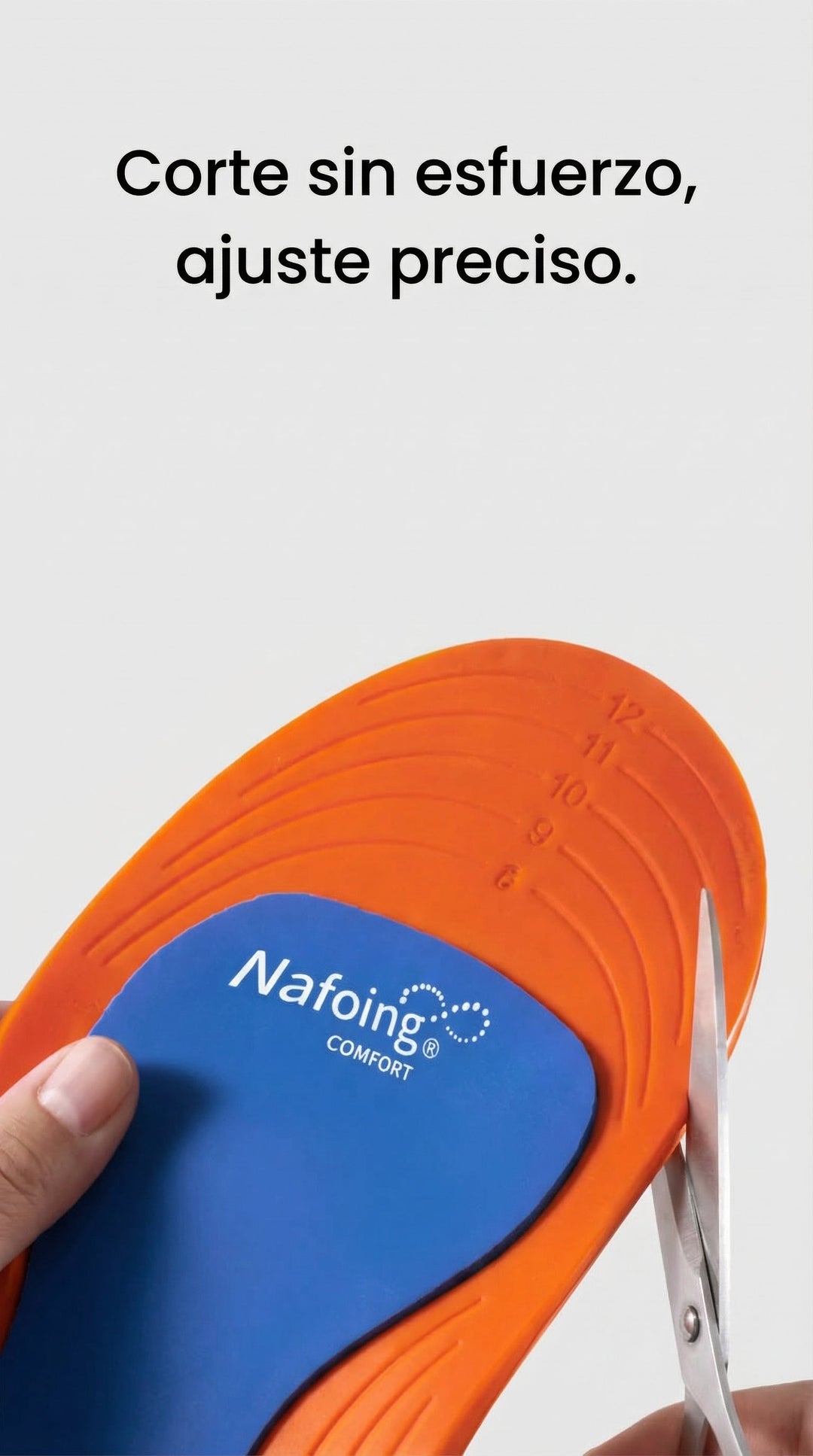 Juego de plantillas ergonómicas de soporte